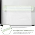 thumbnail image 3 of HONITANO Chefs Larder Cling Film Dispenser with Cutter Green Plastic Wrap Holder for Home Use, 3 of 7