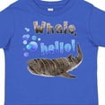 thumbnail image 4 of Inktastic Whale, Hello Cute Whale Shark with Bubbles Boys or Girls Toddler T-Shirt, 4 of 5