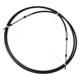 thumbnail image 1 of Unique Bargains 1pcs 10ft 118 Inch Marine Type 3300 / 33C Throttle Shift Remote Control Box Cable for Yamaha Outboard Engine Boat Black, 1 of 7