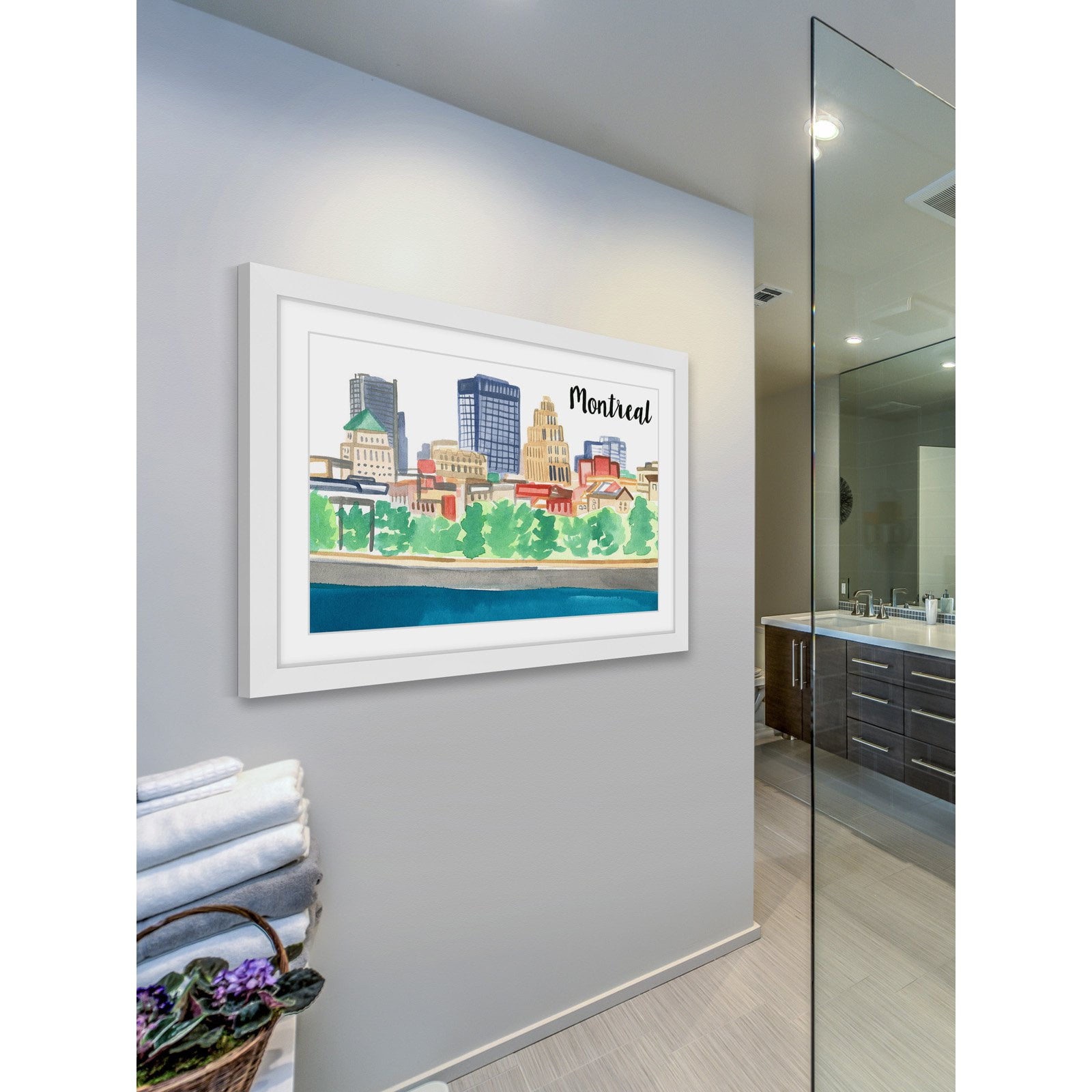 Marmont Hill "Old Montreal" by Molly Rosner Framed Painting Print