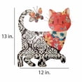 thumbnail image 3 of Eangee Home Design Cat Wall Decor Black And Red, Capiz and Metal, Indoor / Outdoor Safe, 12x1x13 Inches, 3 of 5