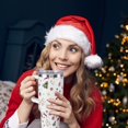 thumbnail image 5 of Christmas Tumbler 40oz Reindeer Tumbler with Lid and Straw Christmas Trees Snowflakes Cup Xmas Insulated Coffee Mug Christmas Gifts for Women Men, 5 of 6
