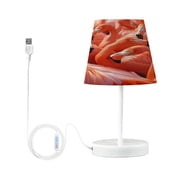 YAZAOO Table Lamp Creative Pink Elegance Pattern Simple Pattern Night Light