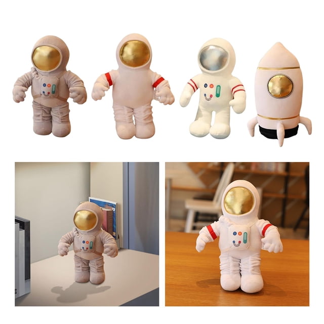 4 Cojines de Juguete de Peluche Bonitos, Regalos de Peluche, Figuras de Peluche para El Hogar Hugo Figuras de peluche