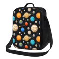 thumbnail image 1 of Gaeub Planets In Deep Space print Lunch Box Large capacity Lunch Bag Leakproof Cooler Tote Bag Organizer with Adjustable Shoulder Strap, 1 of 7