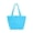 Blue, variant on Colored Mini Canvas Tote Bag, Handheld Grocery Shopping Bag-Red