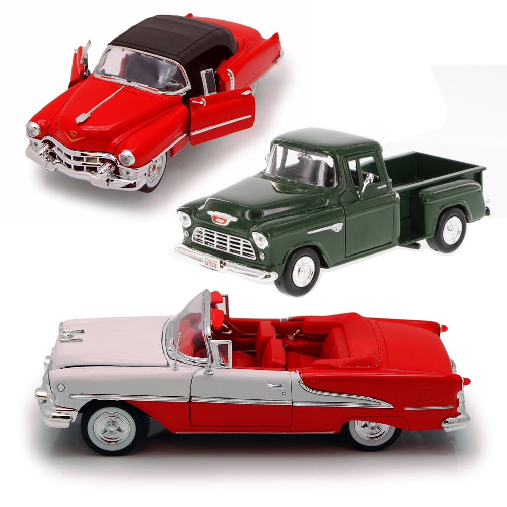 Best of 1950s Diecast Cars Set 17 Set of Three 1/24 Scale Diecast Model Cars