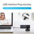 thumbnail image 2 of 1080P Webcam Camera Built-in Dual Microphones Computer Camera with Speaker High Definition USB Video Camera Online Chatting Front Camera for Home Office Study, 2 of 9