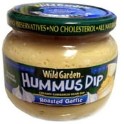 Hummus Dip, Roasted Garlic, Creamy Garbanzo Bean Dip, 13.4oz (380g)