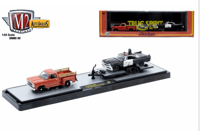 M2 Machines 1974 Dodge Ramp Truck & 1968 Dodge Dart GTS Haulers