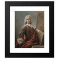 thumbnail image 2 of Charles-Antoine Coypel 15x18 Black Modern Framed Museum Art Print Titled - Self-Portrait (1734), 2 of 5