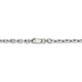 thumbnail image 3 of Primal Silver Sterling Silver 3.95mm Beveled Oval Cable Chain, 3 of 7