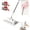 1*mop+20*cloth, variant on Snap Grip Mini Mop, Zero-Touch Gap Dust Cleaner with 39' Lazy Stick & Locking Head, for House Wall Bathroom Toilet Corners Multi Surface Cleanin