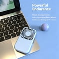 thumbnail image 5 of JELLOO Handheld Mini Fan Powerful Small Personal Portable Speed Adjustable USB Rechargeable Eyelash Fan for Kids Girls Boys Woman Man Home Office Outdoor Trael, 5 of 5