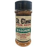 St. Elmo Seasoning, Flavorful Rub for Steaks, Burgers, Chicken, Seafood, and More, 5.75 Oz  6 Pack