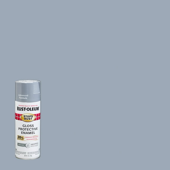 Smoke Gray, Rust-Oleum Stops Rust Advanced Gloss Spray Paint, 12 oz