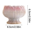 thumbnail image 3 of Uuiauoio Ceralics Pot Lotus Planter/Plant/Flower/Bonsai Pot Ornament for Herb, ,Cactus Container for Home Balcony Desk Decoration, 3 of 7