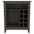 thumbnail image 2 of Dtwnek 6 Bottle 1 Drawer 1 Shelf Bar Cabinet for Home Bar Dining Room, Dark Brown, 2 of 7