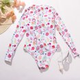 thumbnail image 4 of Traje de baño Traje de baño de una pieza de talle alto Traje de baño para mujer Deporte acuático FLhrweasw Para estrenar, 4 of 6