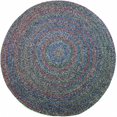 thumbnail image 1 of Rhody Rug SO95R096X096 Sophia 8 ft. Multicolor Indoor-Outdoor Round Braided Rug, Denim Blue, 1 of 1