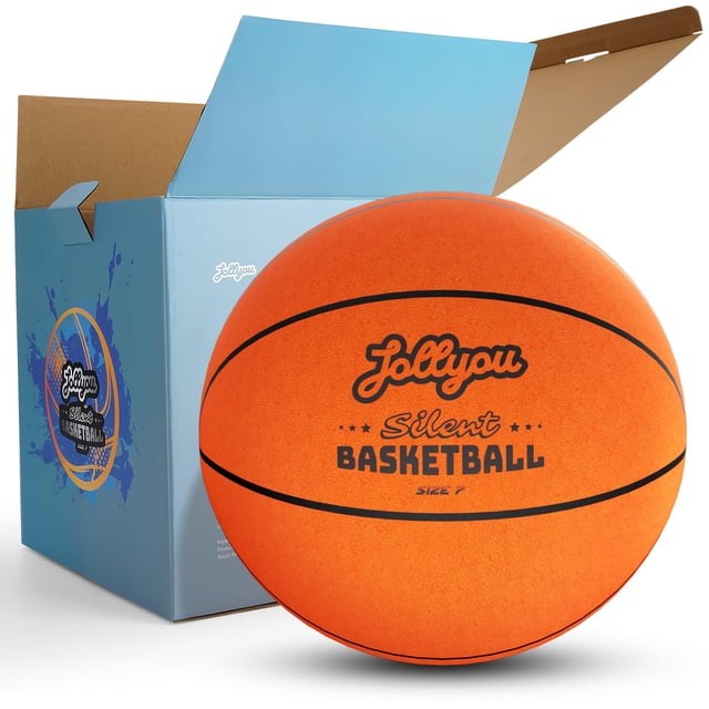Baloncesto Jollyou Silent, tamaño 7 (29,5 cm), sin aire, para interiores