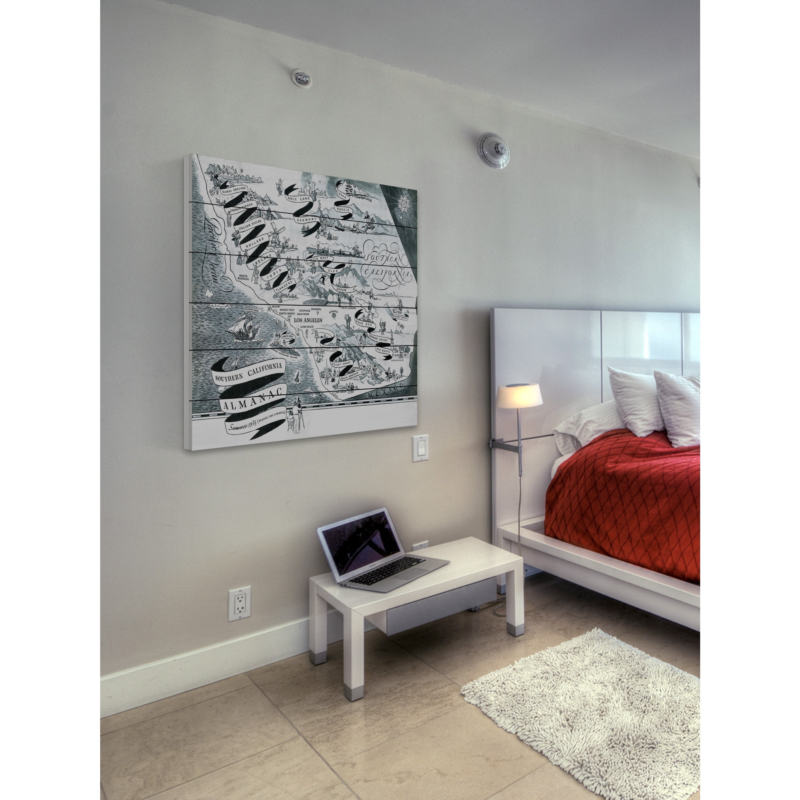 Marmont Hill Southern California Almanac Painting Print