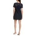 thumbnail image 2 of CeCe womens  Circle Eyelet Shift Dress, l, Navy, 2 of 3
