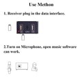 thumbnail image 2 of Microphone de Karaoké à Chargement USB-C avec Récepteur for BYD Dolphin pour Mini Qin Huawei -, 2 of 4