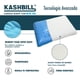 thumbnail image 4 of Almohada Kashbill Memory Foam Blue Gel con AirFlow, Termorreguladora, Antibacterial y Ergonómica - Soporte y Frescura para un Sueño Reparador 60x40, 4 of 5