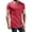 Watermelon Red, variant on Big and Tall Shirts for Men Summer New Casual Solid Short Sleeve Perforated T Shirt Men T Shirts for Loose Fit plus Size Pack of Casual Mens Plain Shirt Plain 6xl XL