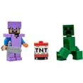 thumbnail image 1 of LEGO Minecraft: Steve Minifigure with Creeper and TNT - Ages 6+, 1 of 5