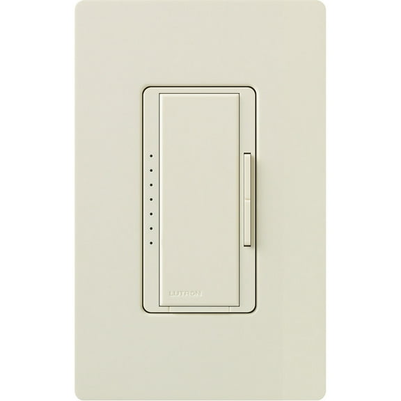 Lutron 47614 - 120 volt Light Almond 450 watt Single-Pole / 3-Way Incandescent / Halogen Magnetic Low Voltage Wall Dimmer Switch