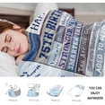 thumbnail image 2 of LHSHID Happy 75th Birthday Blanket for Women and Men 30x40in, 2 of 7