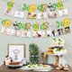 thumbnail image 4 of Cartoon Animal Pull Flag For Kids Baby Shower Birthday Party Decoration, 4 of 5
