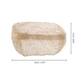 thumbnail image 2 of Unique Bargains Women's 1pc Fashion Faux Pearl Wide Headwrap 9.45"x6.69" Champagne, 2 of 5