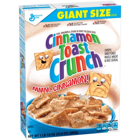 Cinnamon Toast Crunch Cereal 23.6 oz. Box - Walmart.com