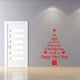 thumbnail image 3 of Árbol de Navidad impermeable removible puerta de vidrio pegatinas de pared decoración del hogar (rojo Sywqhk Libre de BPA, 3 of 8