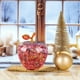 thumbnail image 4 of Adorno de manzanas de cristal | Decoración navideña de vidrio artesanal | Regalo romántico personalizado de Nochebuena para amigos y familiares | Decoración festiva para el hogar | Opciones en rojo,, 4 of 6