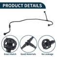 thumbnail image 4 of Manguera del radiador Unique Bargains, manguera de calefacción del radiador, manguera de salida del radiador No. 4KD121081D para Audi A6L 2005-2012, tubo de refrigerante de plástico negro 1 Pc, 4 of 6
