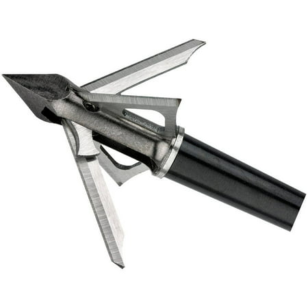 Muzzy Trocar HBX Hybrid 4 Blade Crossbow Broadhead,