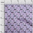 thumbnail image 2 of oneOone Silk Tabby Purple Fabric Christmas Dress Material Fabric Print Fabric By The Yard 42 Inch Wide, 2 of 5