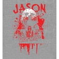 thumbnail image 6 of Friday The 13th Blood Splatter Jason Mask Long Sleeve Unisex Adult Tee
-XXL, 6 of 7
