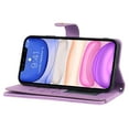 thumbnail image 6 of Feishell Compatible with for iPhone 11 Wallet Case Crossbody, Zipper Phone Case with RFID Blocking Card Holder Wrist Strap Leather Purse Gift for Women For iPhone 11, Lightpurple, 6 of 10
