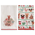 thumbnail image 2 of Disney Mickey Minnie Gingerbread Holiday Dish Towel Set New with Tag, 2 of 4