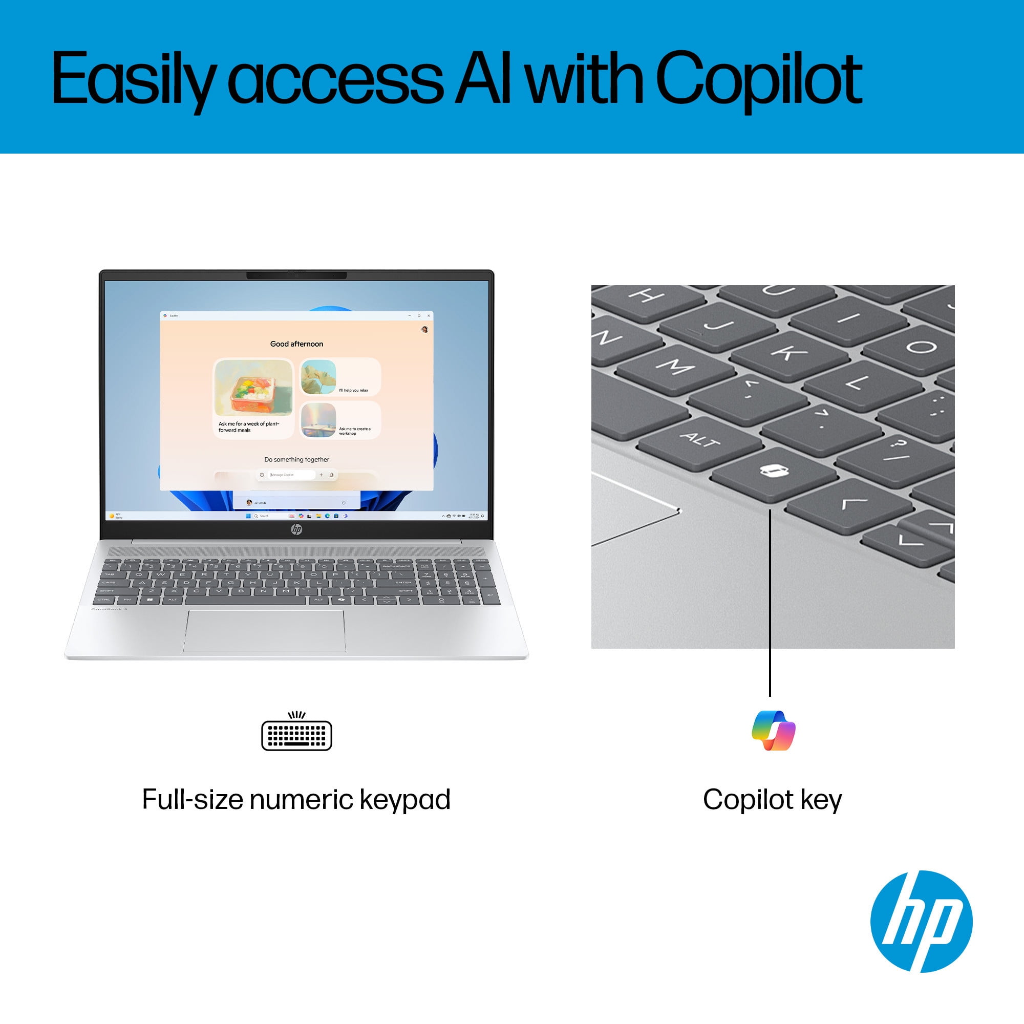 HP Omnibook 5 16-ba1009ca 16" WUXGA IPS Laptop Intel Core i5-1334U 16GB RAM 512GB SSD