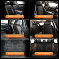 thumbnail image 2 of DIKSOAKR Leather Car Seat Cover Fit for Ford EcoSport 2018-2025 Faux Leather Car Seat Protector Vehicle Cushion Covers Compatible Airbag Waterproof Full Set 5 Seats Black&Redline, 2 of 7