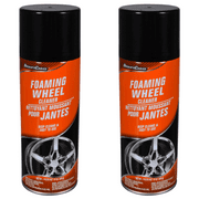 Foaming Wheel Cleaner, Tire and Wheel Care, Deep-Cleaning Foaming Gel, Dissolves Brake Dust, 12 Ounces, Set of 2