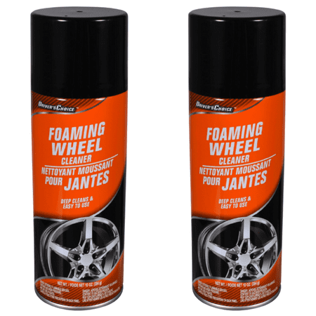 Foaming Wheel Cleaner, Tire and Wheel Care, Deep-Cleaning Foaming Gel, Dissolves Brake Dust, 12 Ounces, Set of 2