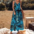 thumbnail image 2 of Animal Print Patterns Fine Art Sleeveless Dress Summer Dress Woman 2025, 2 of 7