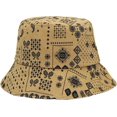 thumbnail image 4 of CoCopeaunts Summer Bucket Hat for Women Paisleies Pattern Unisex Cotton Fisherman Hat Men Sport Sun Prevent Foldable Basin Hat, 4 of 8